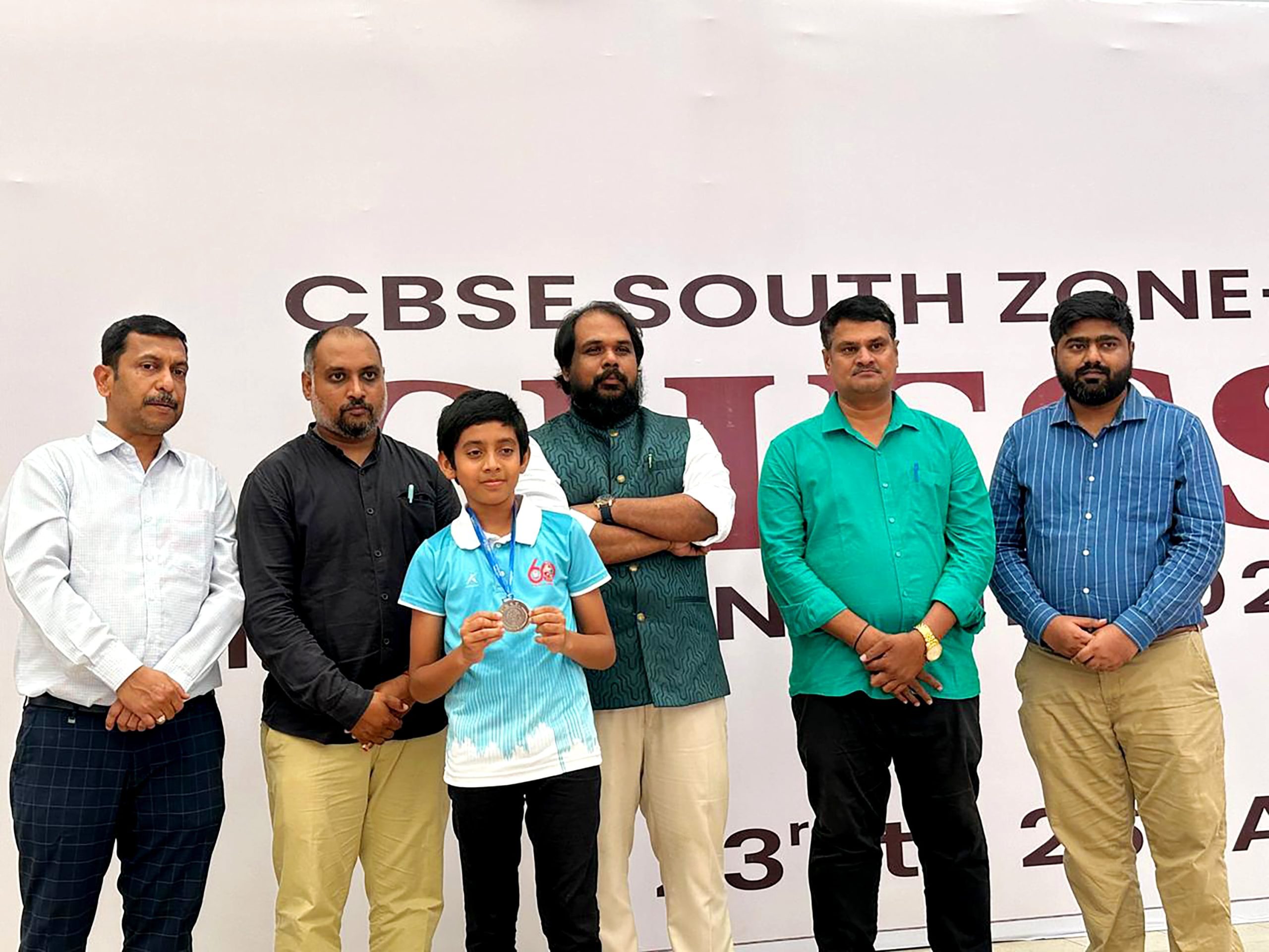 Silver Medal in Chess Competition to Student of RVK - Davanagere