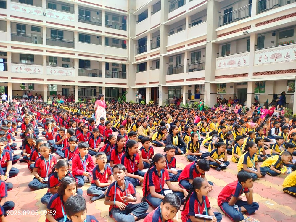 Teachers Day Celebration in RVK - Davanagere (15)