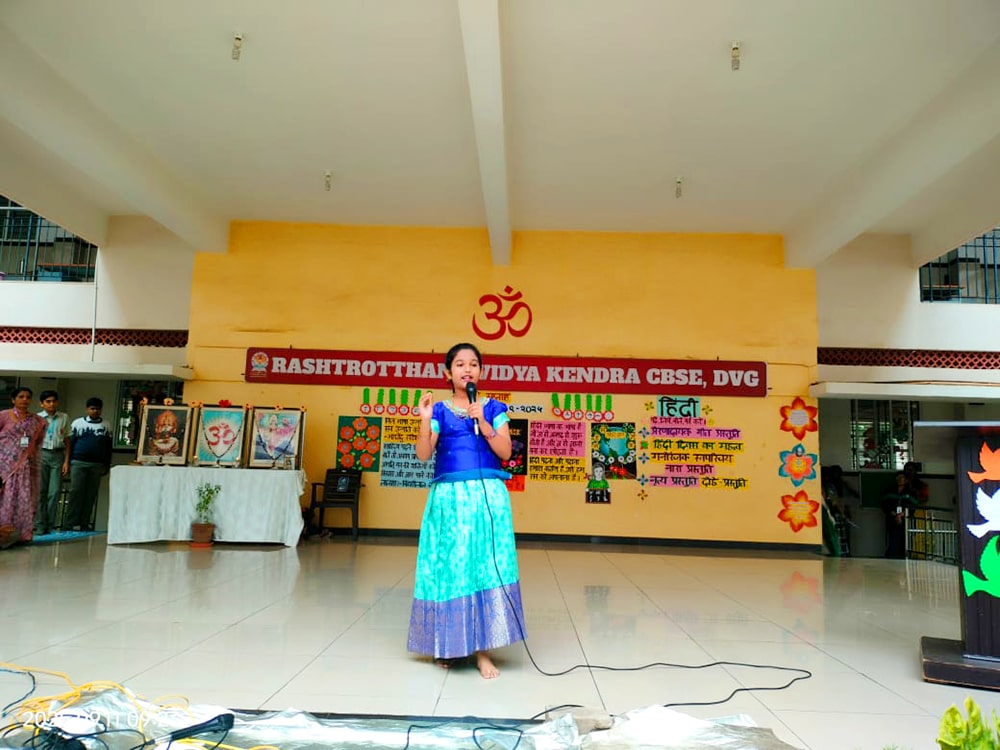 Hindi Week Celebration in RVK - Davangere (5)