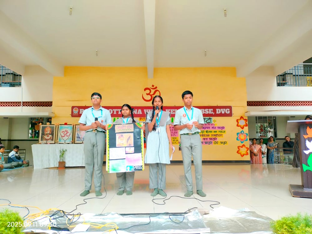 Hindi Week Celebration in RVK - Davangere (8)