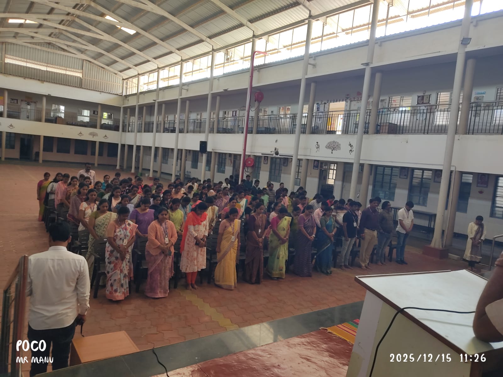 A condolence meeting in RVK - Davanagere (1)