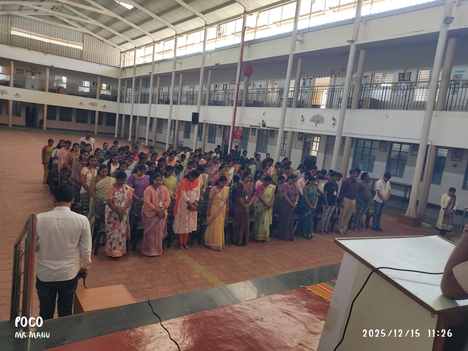 A condolence meeting in RVK - Davanagere (9)