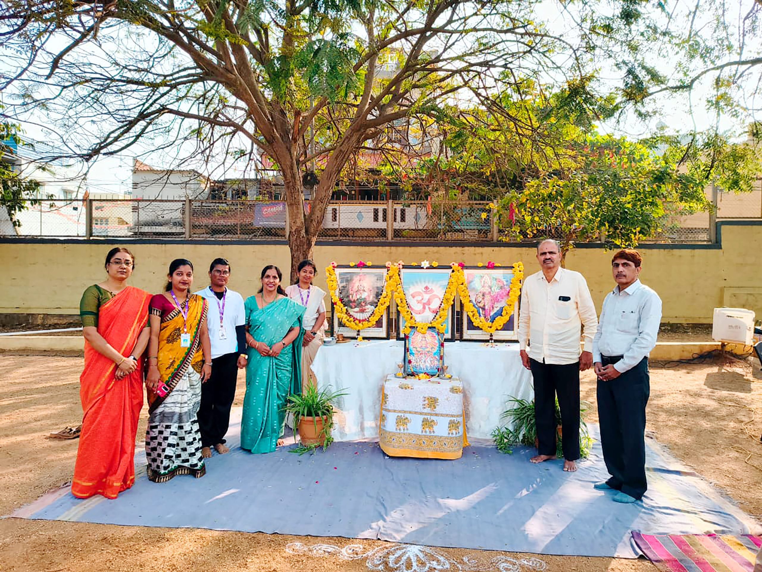 RVK – Davangere observed Ratha Saptami – RVK CBSE – Davanagere