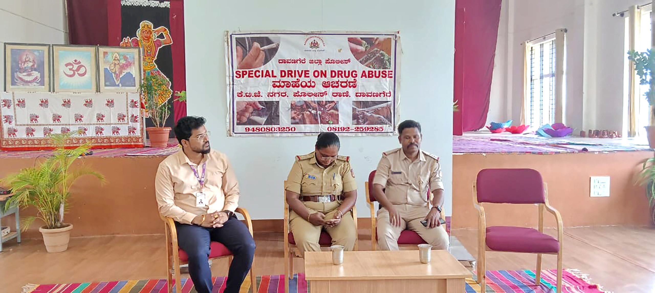 An awareness programme on the NDPS Act and Drug Abuse in RVK - Davangere at 11.32