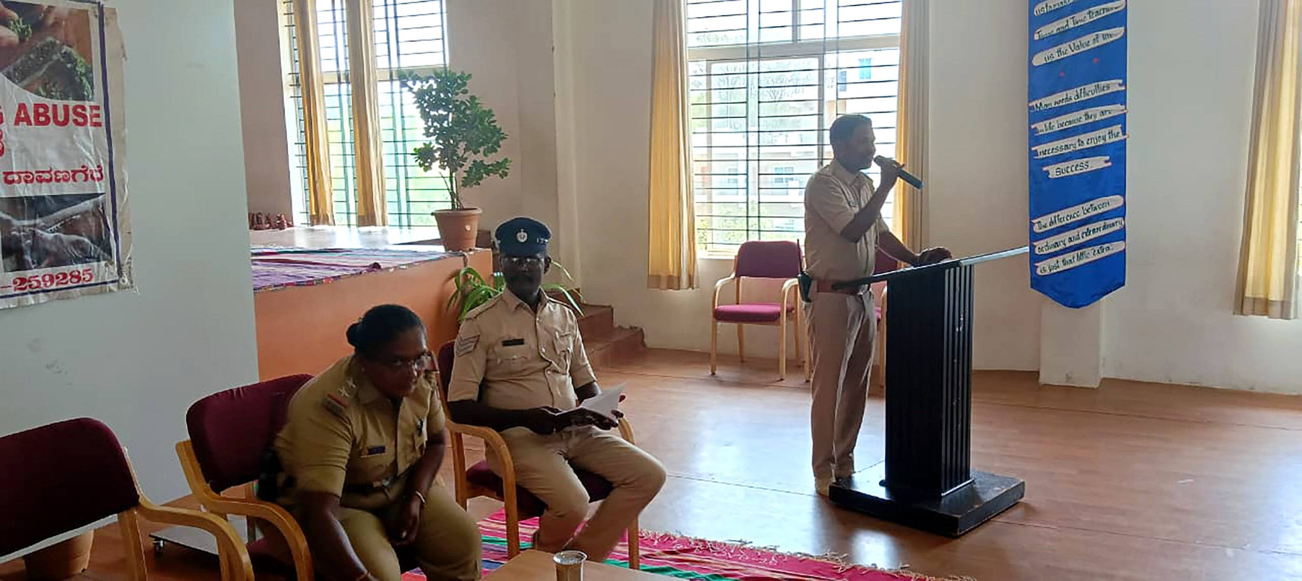 An awareness programme on the NDPS Act and Drug Abuse in RVK - Davangere at 11.32.41 AM (2)