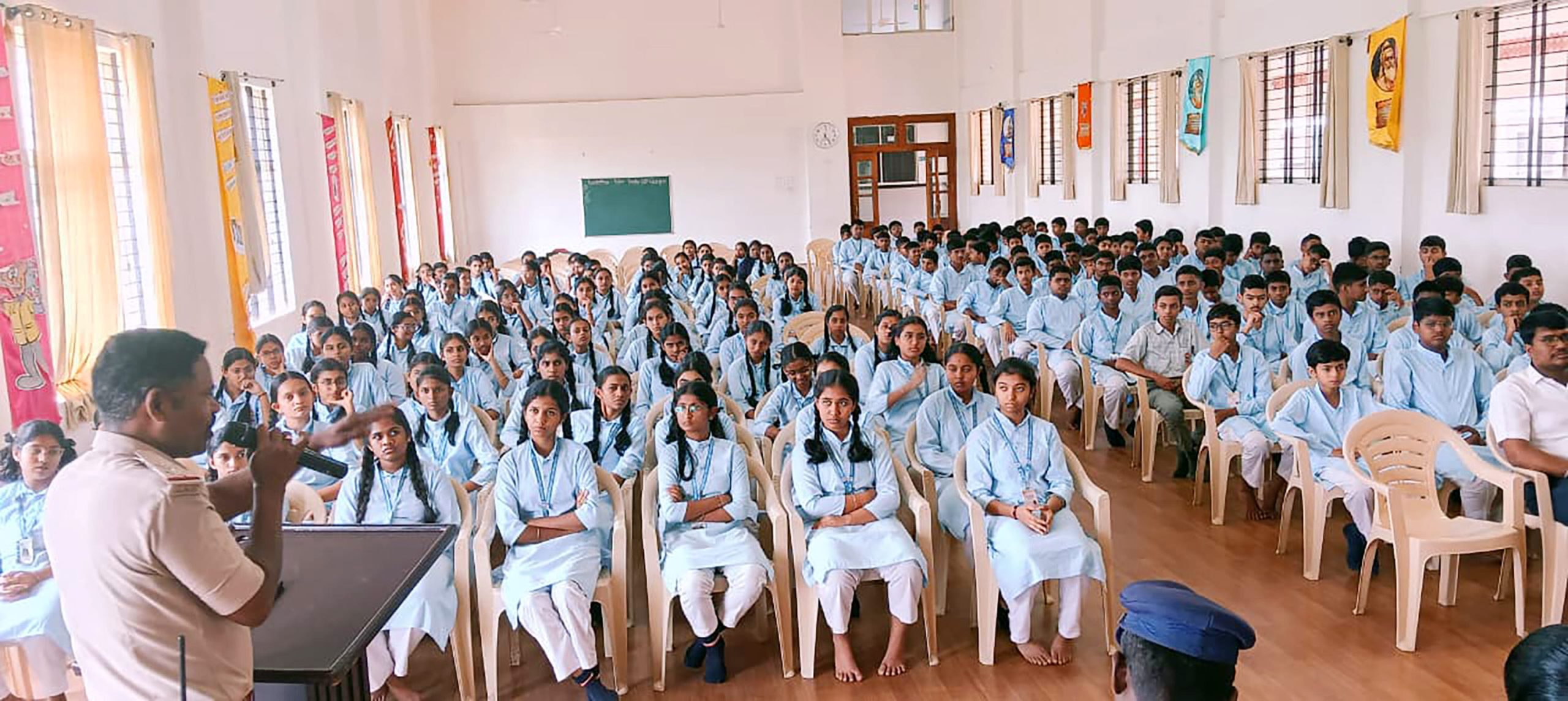 An awareness programme on the NDPS Act and Drug Abuse in RVK - Davangere at 11.32.41 AM
