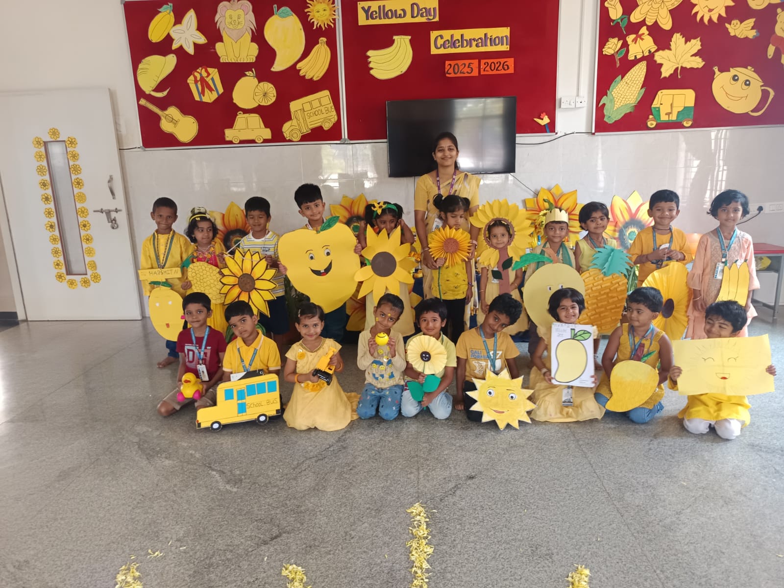 Yellow Day Celebration in RVK - Davangere at 2.08.22