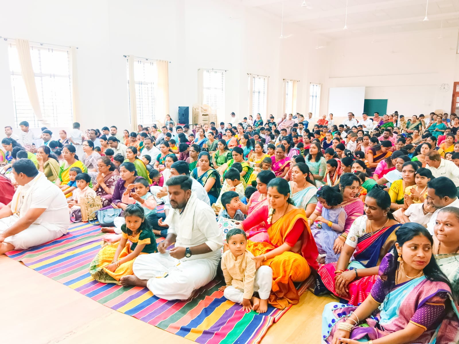 Aksharabhyasa and Vidyarambha at RVK - Davanagere (10)