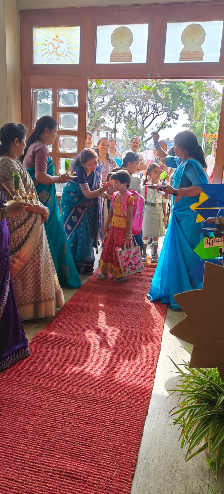 Welcome Back to School – Reopening Day Celebration at RVK - Davanagere (2)