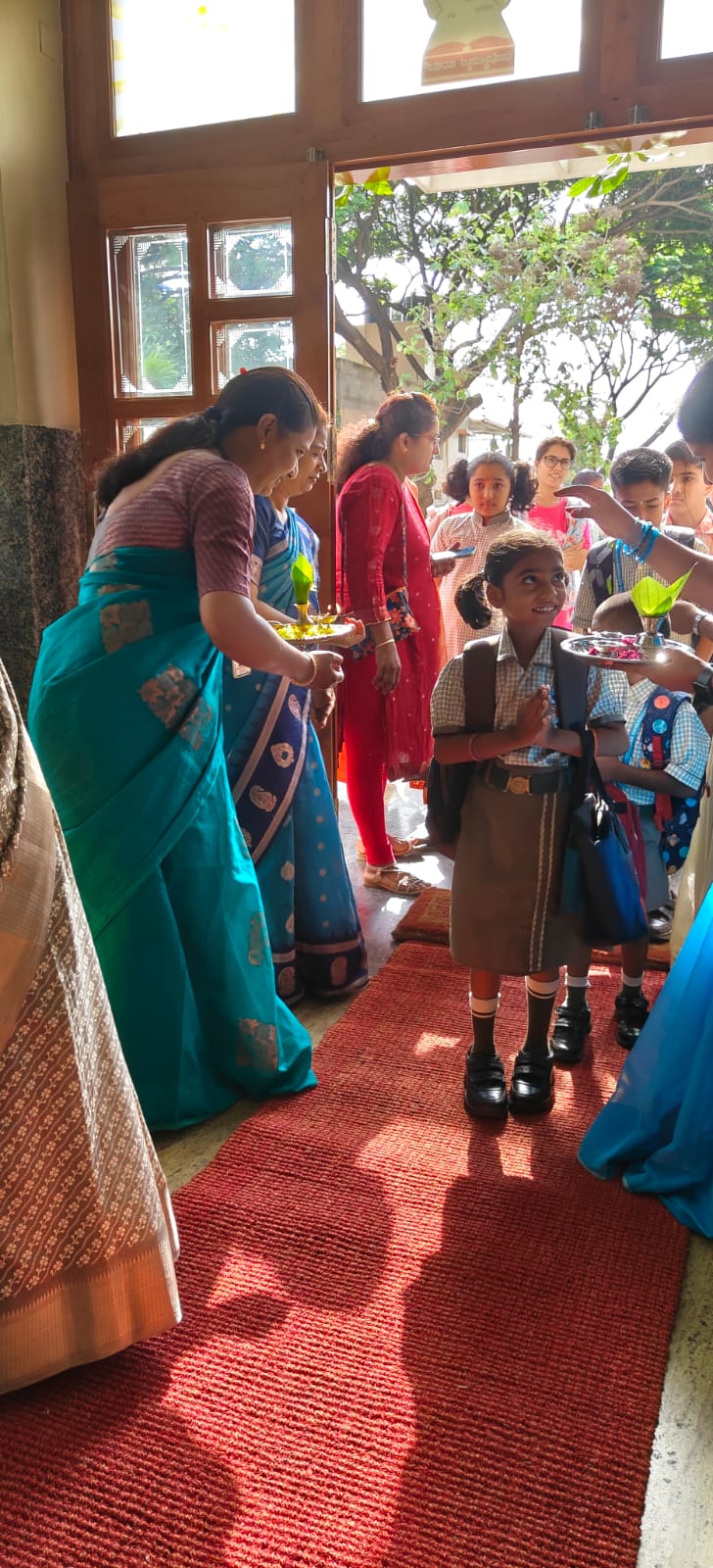 Welcome Back to School – Reopening Day Celebration at RVK - Davanagere (4)
