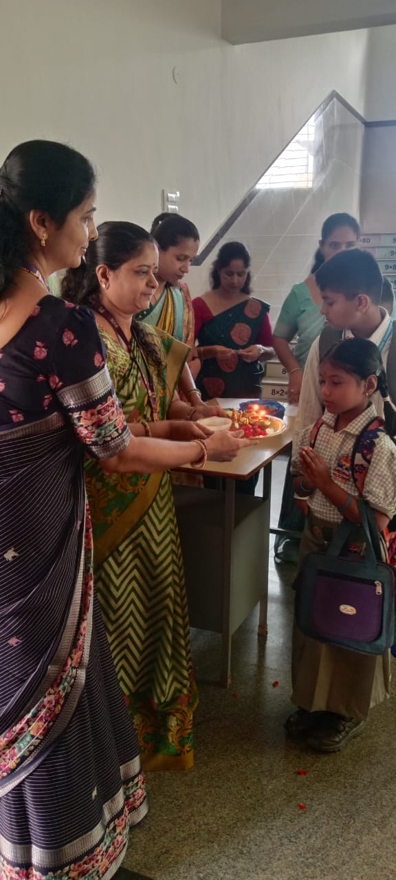 Welcome Back to School – Reopening Day Celebration at RVK - Davanagere (5)