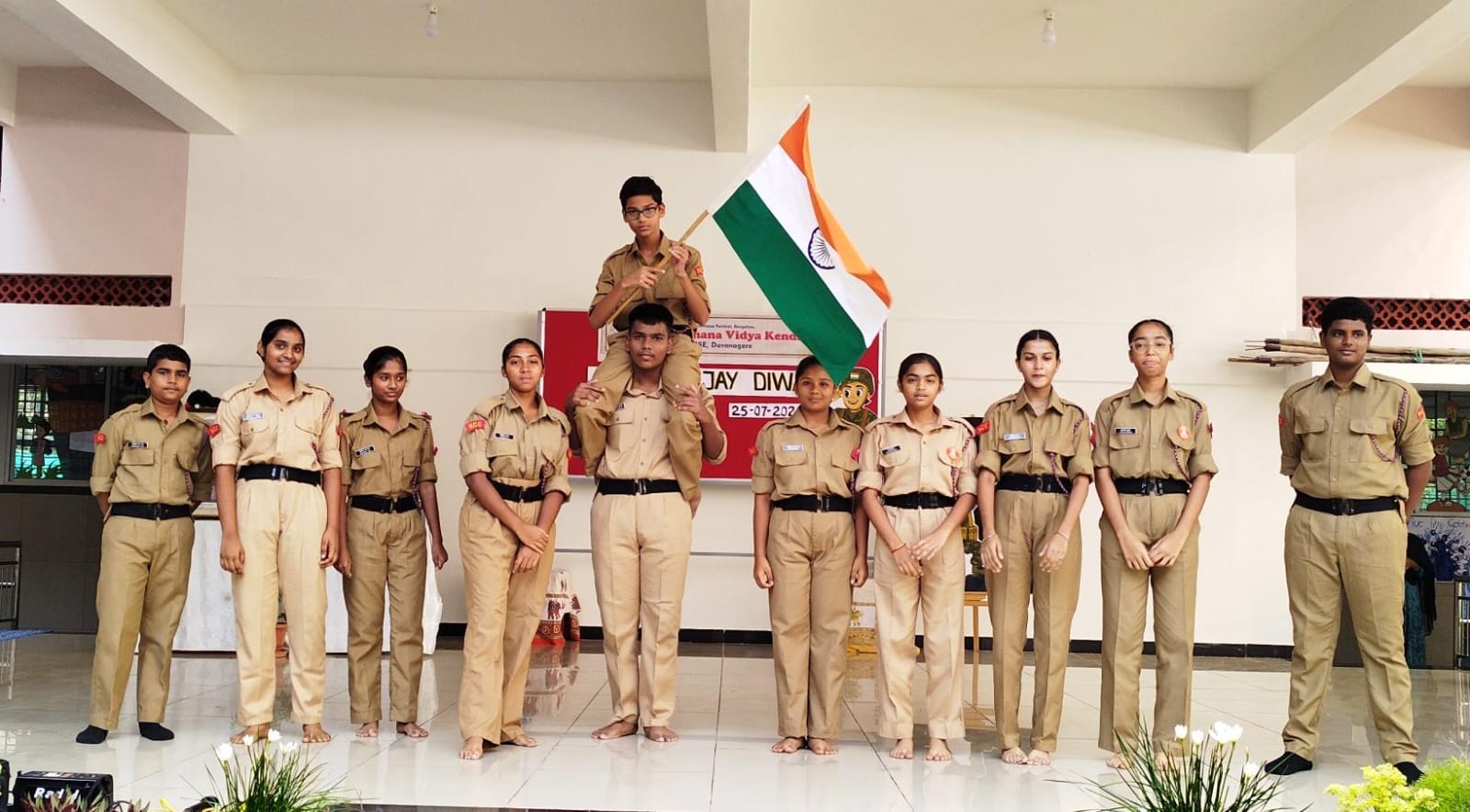 Kargil Vijay Diwas Celebrated with Patriotic Fervour at RVK - Davanagere (5)