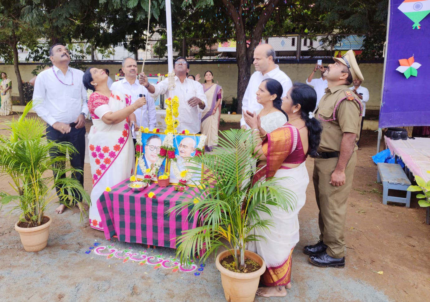 RVK Davanagere Celebrates 80th Independence Day with March Past, Cultural Programs, and Inspiring Addresses (5)