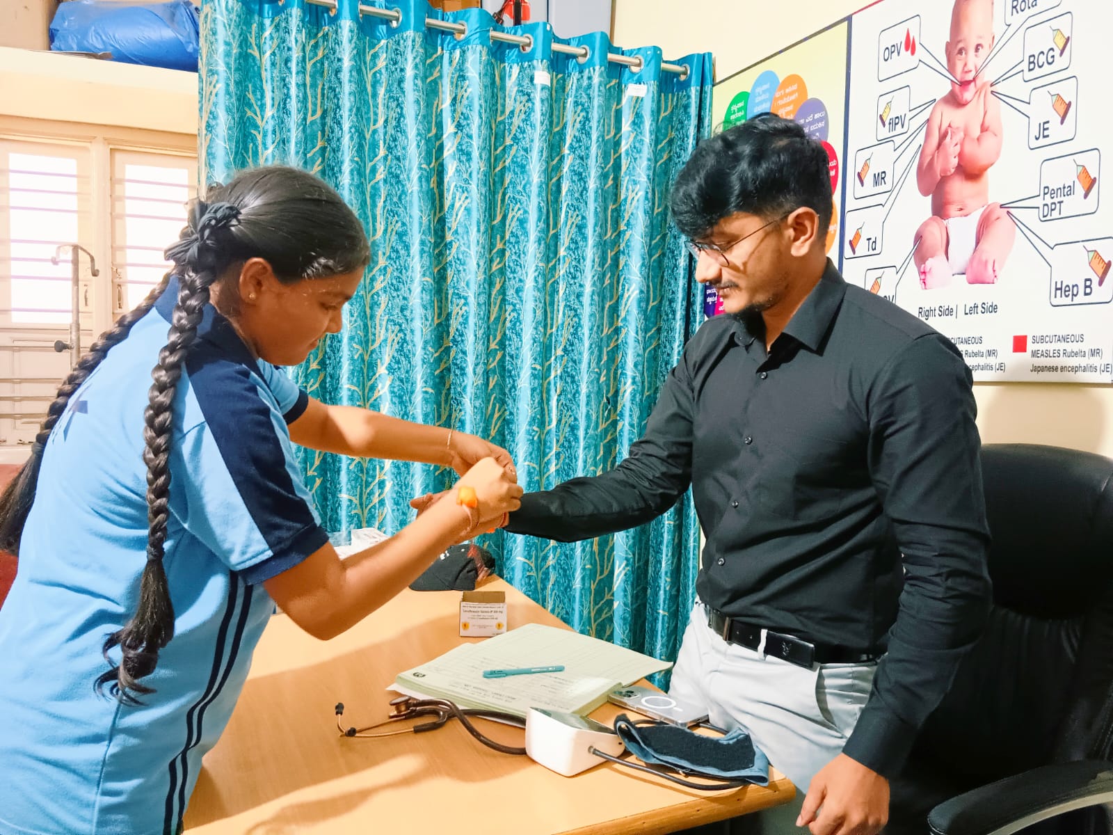 Raksha Bandhan Celebrated at RVK - Davangere (14)