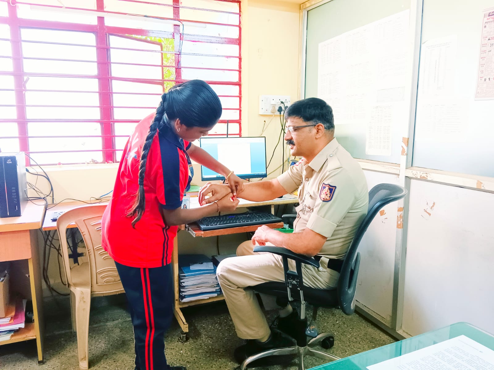 Raksha Bandhan Celebrated at RVK - Davangere (18)
