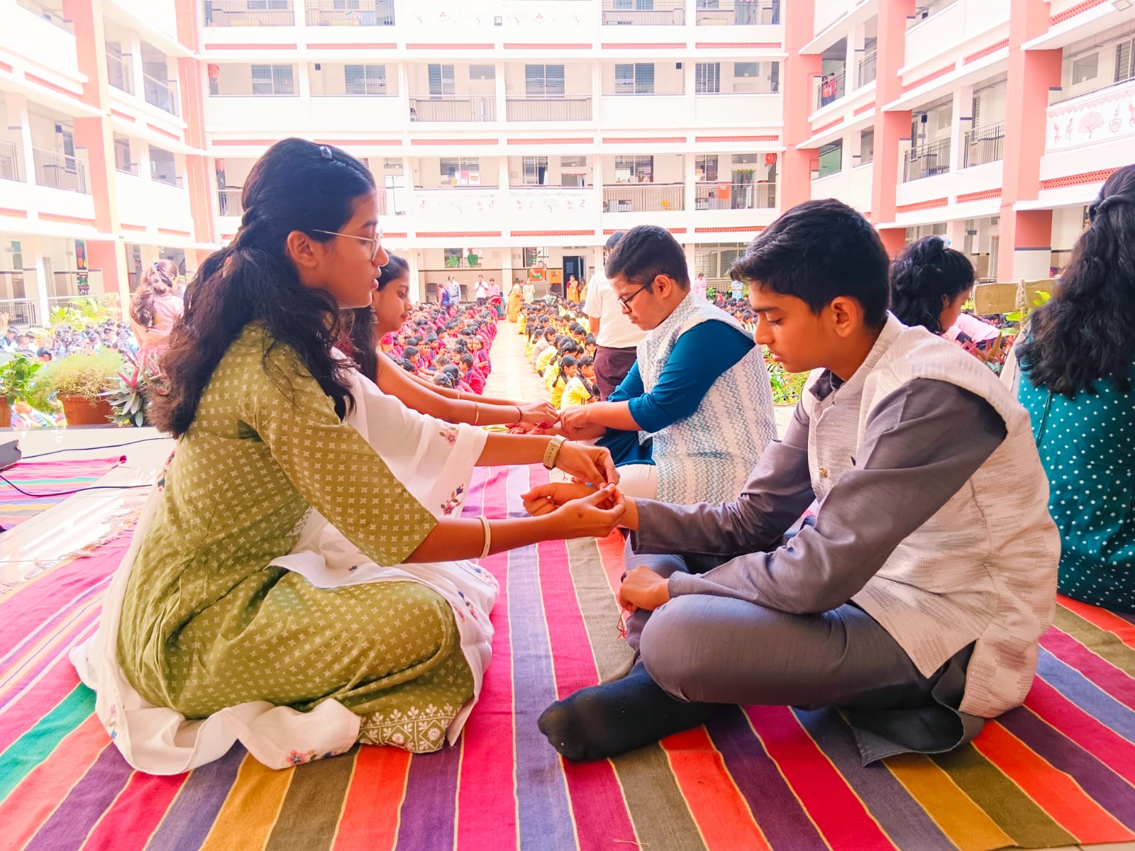 Raksha Bandhan Celebrated at RVK - Davangere (3)