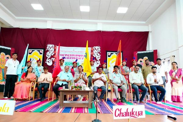 The oath-taking ceremony in RVK – Davanagere