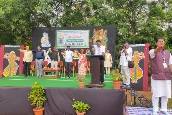 The 11th International Yoga Day and World Music Day in RVK – Davanagere